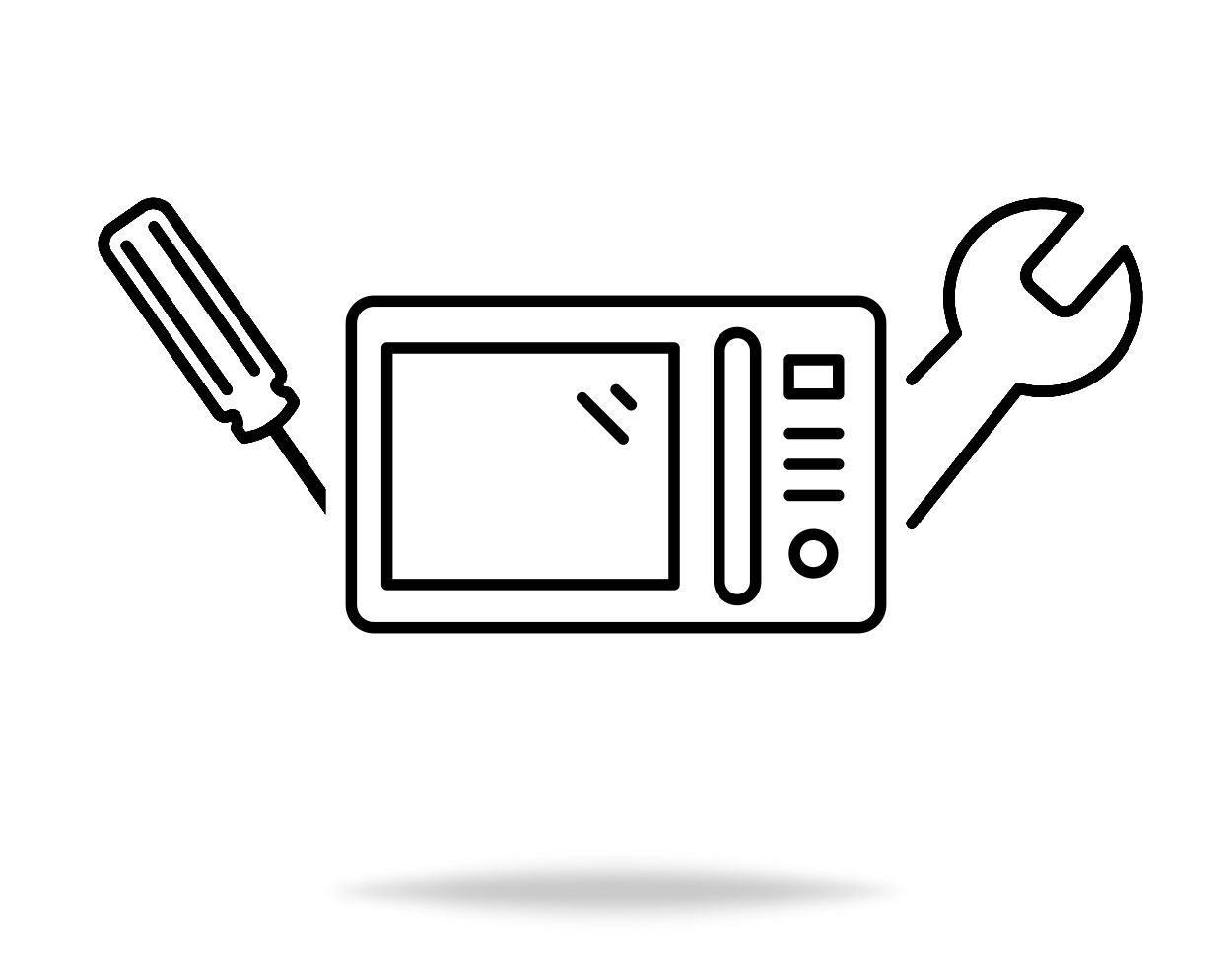 Стандартный монтаж микроволновой печи Стандартный монтаж микроволновой печи