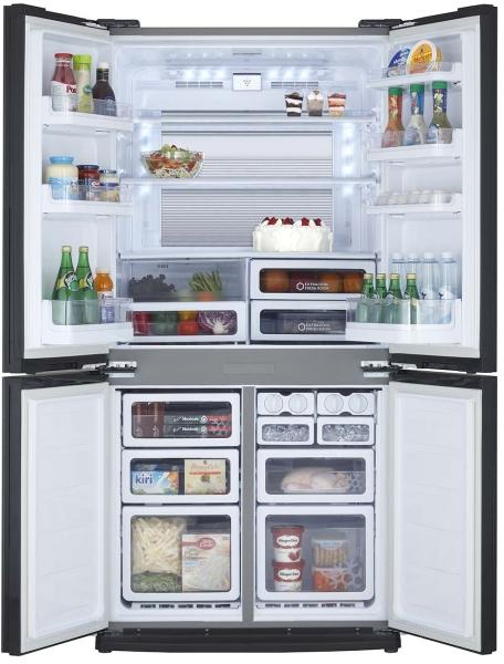 Холодильник Side by Side Sharp SJEX93PSL - купить онлайн, цена 234 990.20 ₽, стоимость доставки по МСК и РФ от 300 рублей, заказать сейчас! Холодильник Side by Side Sharp SJEX93PSL - купить за 234 990.20 ₽ в Москве с доставкой по РФ