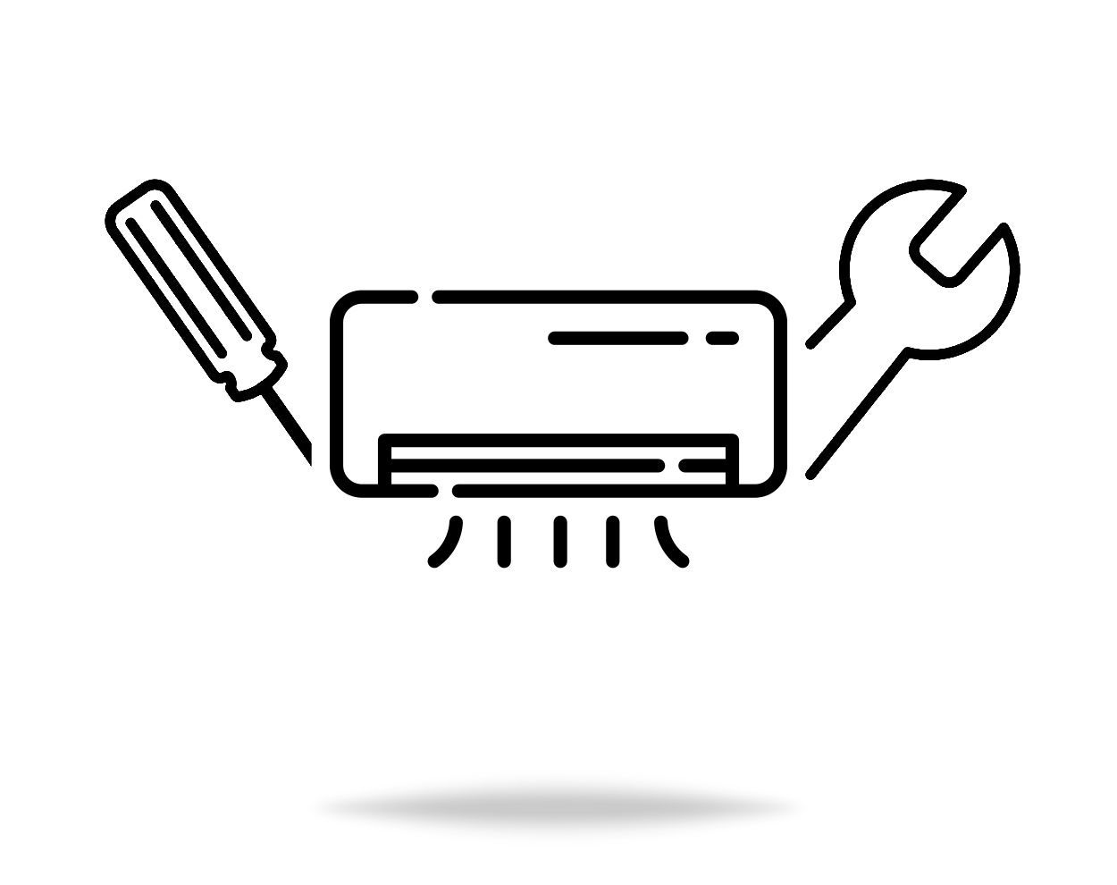Стандартный монтаж кондиционера Стандартный монтаж кондиционера