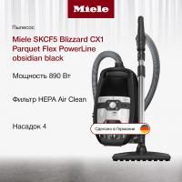 Пылесос Miele SKCF5 Blizzard CX1 Parquet Flex PowerLine obsidian black - купить онлайн, цена 101 100 ₽, стоимость доставки по МСК и РФ от 300 рублей, заказать сейчас! Пылесос Miele SKCF5 Blizzard CX1 Parquet Flex PowerLine obsidian black - купить за 101 100 ₽ в Москве с доставкой по РФ