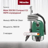Пылесос Miele SDCB 3 Compact C2 HEPA изумрудный - купить за 72&nbsp;500 ₽ в Москве с доставкой по РФ