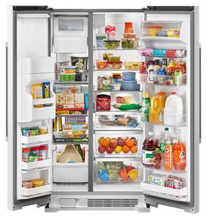 Холодильник Maytag MRSF4036PW - купить онлайн, цена 99 990 ₽, стоимость доставки по МСК и РФ от 300 рублей, заказать сейчас! Холодильник Maytag MRSF4036PW - купить за 99 990 ₽ в Москве с доставкой по РФ