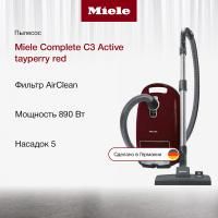 Пылесос Miele Complete C 3 Active tayperry red - купить онлайн, цена 47 900 ₽, стоимость доставки по МСК и РФ от 300 рублей, заказать сейчас! Пылесос Miele Complete C 3 Active tayperry red - купить за 47 900 ₽ в Москве с доставкой по РФ