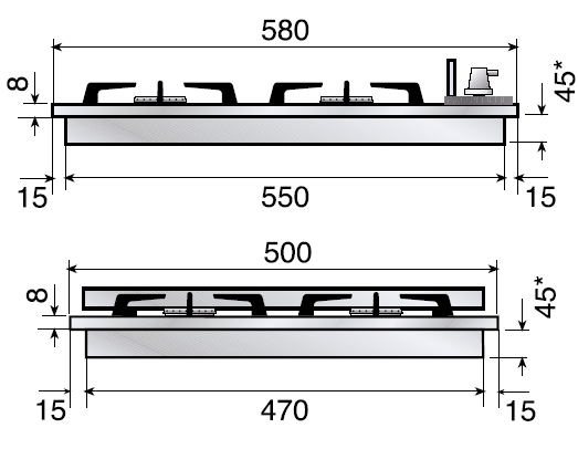 Варочная панель Ilve H360CNV Blue - купить за 129&nbsp;999 ₽ в Москве с доставкой по РФ
