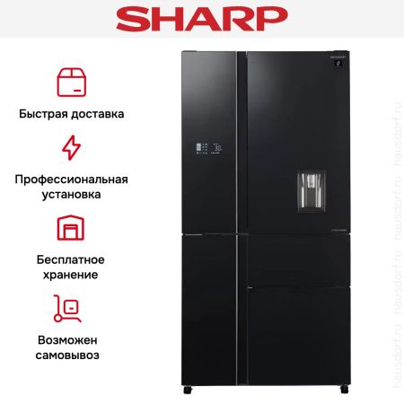 Холодильник Sharp SJ-WX99A-BK - купить онлайн, цена 439 990.26 ₽, стоимость доставки по МСК и РФ от 300 рублей, заказать сейчас! Холодильник Sharp SJ-WX99A-BK купить за 439 990.26 ₽ в Москве с доставкой по РФ