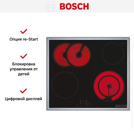 Варочная панель Bosch PKN645BB2R купить за 99&nbsp;000.70 ₽ в Москве с доставкой по РФ