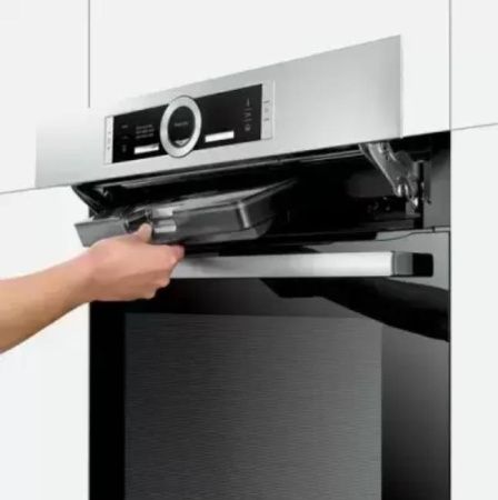 Компактный паровой духовой шкаф Bosch CSG 636 BS3 - купить онлайн, цена 180 000.46 ₽, стоимость доставки по МСК и РФ от 300 рублей, заказать сейчас! Компактный паровой духовой шкаф Bosch CSG 636 BS3 купить за 180 000.46 ₽ в Москве с доставкой по РФ