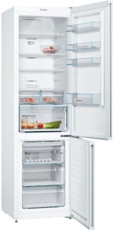 Двухкамерный холодильник Bosch KGN39XW30U - купить онлайн, цена 84 850.16 ₽, стоимость доставки по МСК и РФ от 300 рублей, заказать сейчас! Двухкамерный холодильник Bosch KGN39XW30U купить за 84 850.16 ₽ в Москве с доставкой по РФ