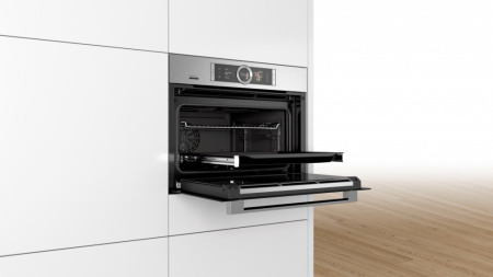 Компактный встраиваемый духовой шкаф-пароварка BOSCH CSG656RS7 купить за 398&nbsp;985.30 ₽ в Москве с доставкой по РФ