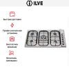 Варочная панель Ilve H39CV/ IX купить за 129&nbsp;999 ₽ в Москве с доставкой по РФ