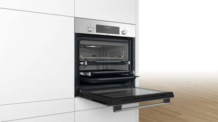 Духовой шкаф Bosch HBJ558YS3Q - купить онлайн, цена 53 920.90 ₽, стоимость доставки по МСК и РФ от 300 рублей, заказать сейчас! Духовой шкаф Bosch HBJ558YS3Q купить за 53 920.90 ₽ в Москве с доставкой по РФ