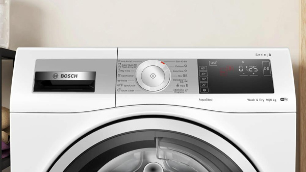 Стирально-сушильная машина Bosch WDU8H542EU - купить онлайн, цена 237 490.37 ₽, стоимость доставки по МСК и РФ от 300 рублей, заказать сейчас! Стирально-сушильная машина Bosch WDU8H542EU - купить за 237 490.37 ₽ в Москве с доставкой по РФ