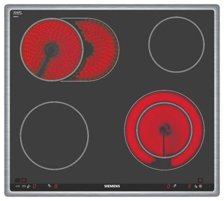 Электрическая варочная панель Siemens EF645EN11 - купить онлайн, цена 13 670 ₽, стоимость доставки по МСК и РФ от 300 рублей, заказать сейчас! Электрическая варочная панель Siemens EF645EN11 купить за 13 670 ₽ в Москве с доставкой по РФ