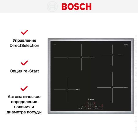 Варочная панель Bosch PIF645FB1E купить за 126&nbsp;000.24 ₽ в Москве с доставкой по РФ
