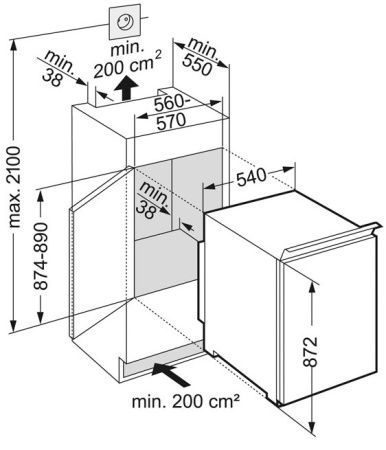 Морозильник Liebherr IGS 1614 Comfort купить за 69&nbsp;790.80 ₽ в Москве с доставкой по РФ