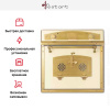 Духовой шкаф Restart ELF060 Antique white купить за 299&nbsp;999 ₽ в Москве с доставкой по РФ