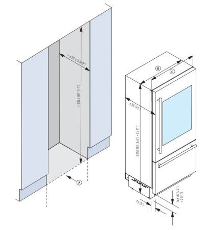 Винный шкаф Fhiaba KS7490TWT3 - купить онлайн, цена 499 999 ₽, стоимость доставки по МСК и РФ от 300 рублей, заказать сейчас! Винный шкаф Fhiaba KS7490TWT3 купить за 499 999 ₽ в Москве с доставкой по РФ