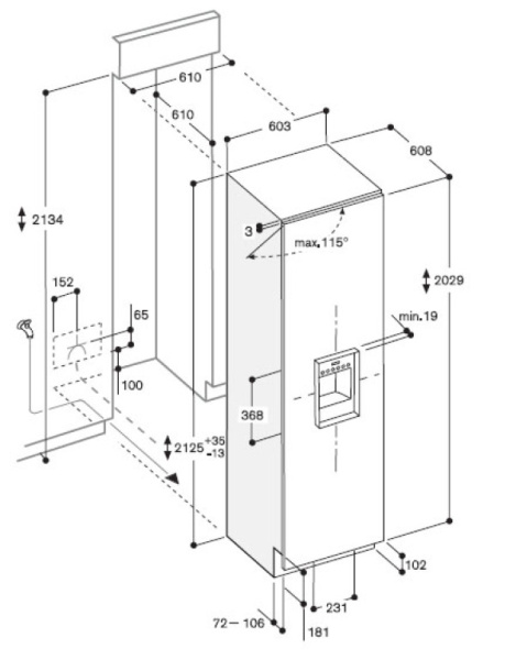 Морзильная камера Gaggenau RF 463-200 - купить за 599&nbsp;999 ₽ в Москве с доставкой по РФ