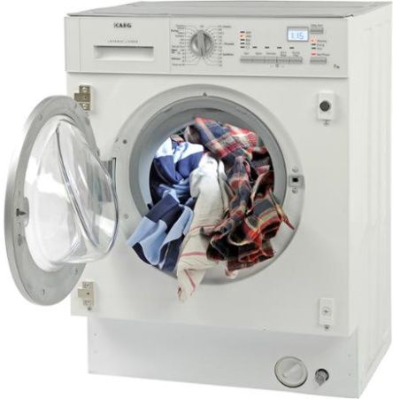 Встраиваемая стирально-сушильная машина AEG L61470WDBI купить за 49&nbsp;900 ₽ в Москве с доставкой по РФ