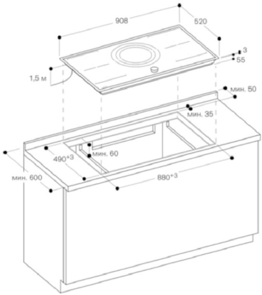 Индукционная варочная панель Gaggenau CI283102 - купить за 129&nbsp;999 ₽ в Москве с доставкой по РФ