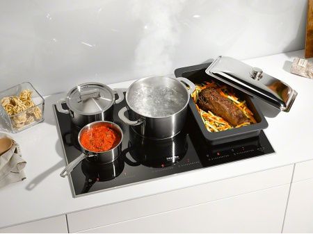 Индукционная варочная панель Miele KM 6367 1 - купить онлайн, цена 298 000 ₽, стоимость доставки по МСК и РФ от 300 рублей, заказать сейчас! Индукционная варочная панель Miele KM 6367 1 купить за 298 000 ₽ в Москве с доставкой по РФ