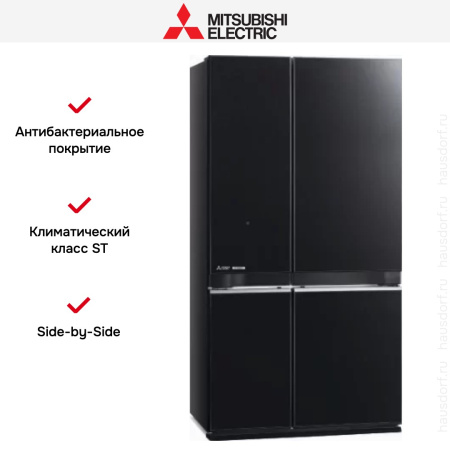 Холодильник Mitsubishi Electric MR-LR78EN-GBK-R - купить онлайн, цена 279 950.39 ₽, стоимость доставки по МСК и РФ от 300 рублей, заказать сейчас! Холодильник Mitsubishi Electric MR-LR78EN-GBK-R купить за 279 950.39 ₽ в Москве с доставкой по РФ