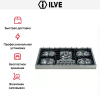 Варочная панель Ilve HAP-95C купить за 129&nbsp;999 ₽ в Москве с доставкой по РФ