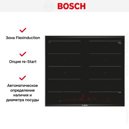 Индукционная варочная панель Bosch PXX675DC1E купить за 110&nbsp;630.18 ₽ в Москве с доставкой по РФ