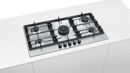 Газовая варочная панель Bosch PCR9A5B90M купить за 66&nbsp;360.50 ₽ в Москве с доставкой по РФ