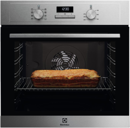 Духовой шкаф Electrolux EOF3C00X - купить онлайн, цена 62 950 ₽, стоимость доставки по МСК и РФ от 300 рублей, заказать сейчас! Духовой шкаф Electrolux EOF3C00X купить за 62 950 ₽ в Москве с доставкой по РФ