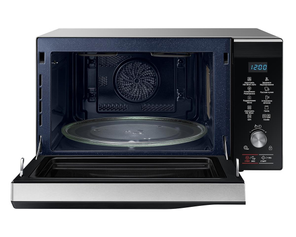 Микроволновая печь Samsung MC32K7055CT/BW - купить онлайн, цена , стоимость доставки по МСК и РФ от 300 рублей, заказать сейчас! Микроволновая печь Samsung MC32K7055CT/BW - купить за в Москве с доставкой по РФ