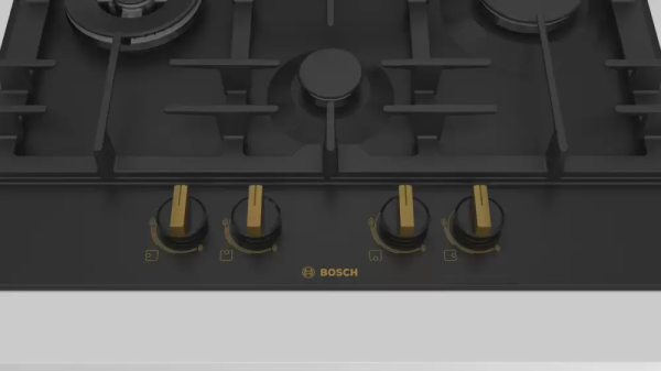 Газовая варочная панель BOSCH PCI6B3B90R - купить за 51&nbsp;550.16 ₽ в Москве с доставкой по РФ