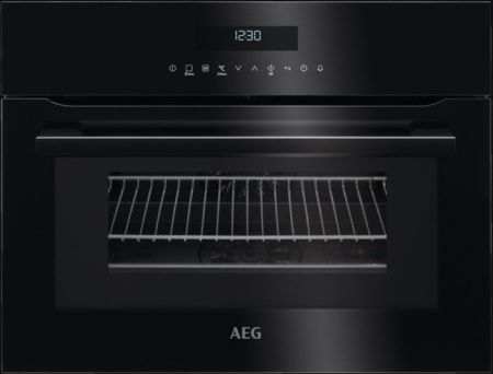 Компактный духовой шкаф AEG KME761000B - купить онлайн, цена 89 900 ₽, стоимость доставки по МСК и РФ от 300 рублей, заказать сейчас! Компактный духовой шкаф AEG KME761000B купить за 89 900 ₽ в Москве с доставкой по РФ