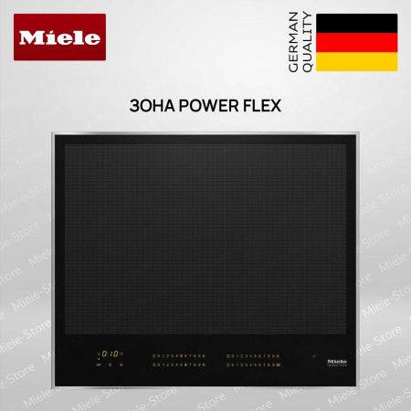 Индукционная варочная панель Miele KM 7667 FR - купить онлайн, цена 253 400 ₽, стоимость доставки по МСК и РФ от 300 рублей, заказать сейчас! Индукционная варочная панель Miele KM 7667 FR купить за 253 400 ₽ в Москве с доставкой по РФ