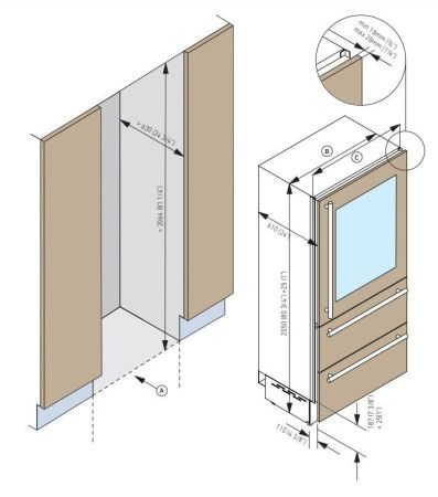 Винный шкаф Fhiaba S7490HWT3 купить за 19&nbsp;202 ₽ в Москве с доставкой по РФ
