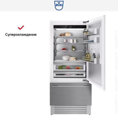 Встраиваемый холодильник V-ZUG CombiCooler V6000 Supreme CCO6T-51133 R купить за 2&nbsp;833&nbsp;990.32 ₽ в Москве с доставкой по РФ