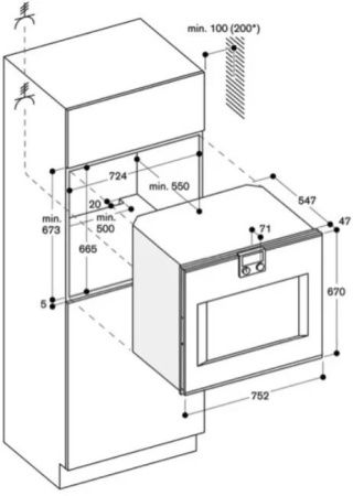 Духовой шкаф Gaggenau BO 481-110 купить за 299&nbsp;999 ₽ в Москве с доставкой по РФ