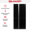 Холодильник Side by Side Sharp SJGX98PBK - купить онлайн, цена 269 990.35 ₽, стоимость доставки по МСК и РФ от 300 рублей, заказать сейчас! Холодильник Side by Side Sharp SJGX98PBK купить за 269 990.35 ₽ в Москве с доставкой по РФ