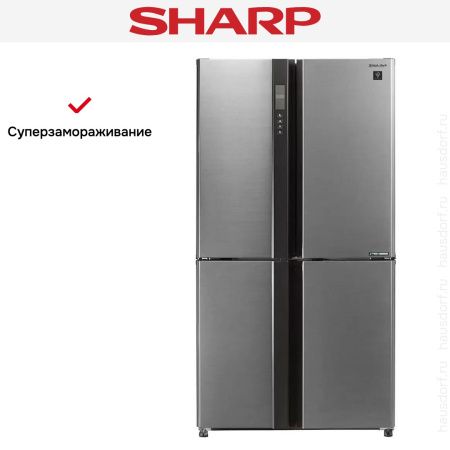 Холодильник Side by Side Sharp SJEX93PSL купить за 234&nbsp;990.20 ₽ в Москве с доставкой по РФ