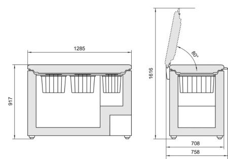 Морозильный ларь Liebherr GTP 2756 Premium купить за 98&nbsp;590.19 ₽ в Москве с доставкой по РФ