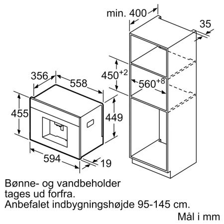 Встраиваемая кофемашина Bosch CTL836EC6 купить за 290&nbsp;000 ₽ в Москве с доставкой по РФ