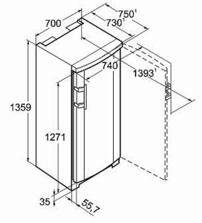 Морозильник Liebherr GN 2613 Comfort NoFrost купить за 88&nbsp;390.39 ₽ в Москве с доставкой по РФ