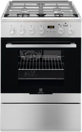 Комбинированная плита Electrolux EKK96498CX - купить онлайн, цена 60 900 ₽, стоимость доставки по МСК и РФ от 300 рублей, заказать сейчас! Комбинированная плита Electrolux EKK96498CX купить за 60 900 ₽ в Москве с доставкой по РФ
