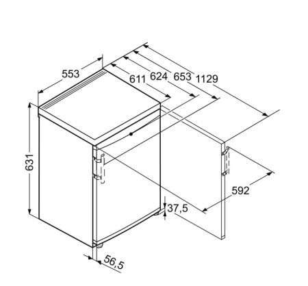 Морозильник Liebherr GX 823 Comfort купить за 58&nbsp;190.17 ₽ в Москве с доставкой по РФ