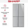 Многокамерный холодильник Sharp SJ-FS 97 VSL - купить онлайн, цена 295 990.10 ₽, стоимость доставки по МСК и РФ от 300 рублей, заказать сейчас! Многокамерный холодильник Sharp SJ-FS 97 VSL купить за 295 990.10 ₽ в Москве с доставкой по РФ