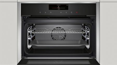 Компактный духовой шкаф Neff C18FT48N0 - купить онлайн, цена 375 500 ₽, стоимость доставки по МСК и РФ от 300 рублей, заказать сейчас! Компактный духовой шкаф Neff C18FT48N0 купить за 375 500 ₽ в Москве с доставкой по РФ