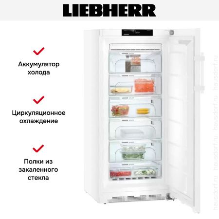 Морозильник Liebherr GN 4135 Comfort NoFrost купить за 119&nbsp;640.70 ₽ в Москве с доставкой по РФ