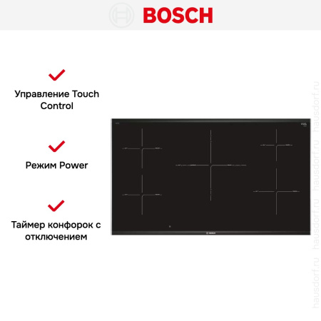 Индукционная варочная панель Bosch PIV975DC1E купить за 104&nbsp;760.48 ₽ в Москве с доставкой по РФ