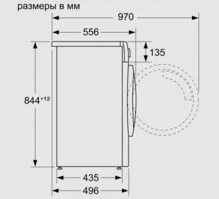 Узкая стиральная машина BOSCH WLW24L40OE купить за 50&nbsp;990 ₽ в Москве с доставкой по РФ