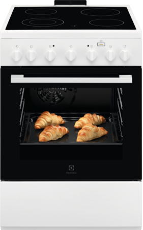 Электрическая плита Electrolux RKR660101W - купить онлайн, цена 51 030 ₽, стоимость доставки по МСК и РФ от 300 рублей, заказать сейчас! Электрическая плита Electrolux RKR660101W купить за 51 030 ₽ в Москве с доставкой по РФ